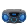 Blaupunkt Radio CD Boombox BLP8730 Negra y Azul